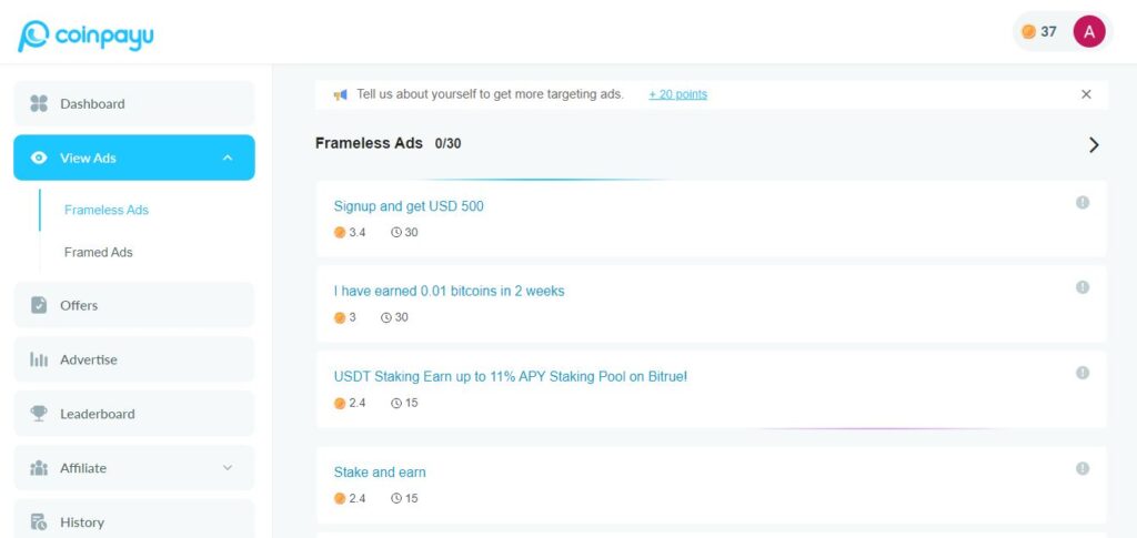 Earn Your 1st Dollar now !